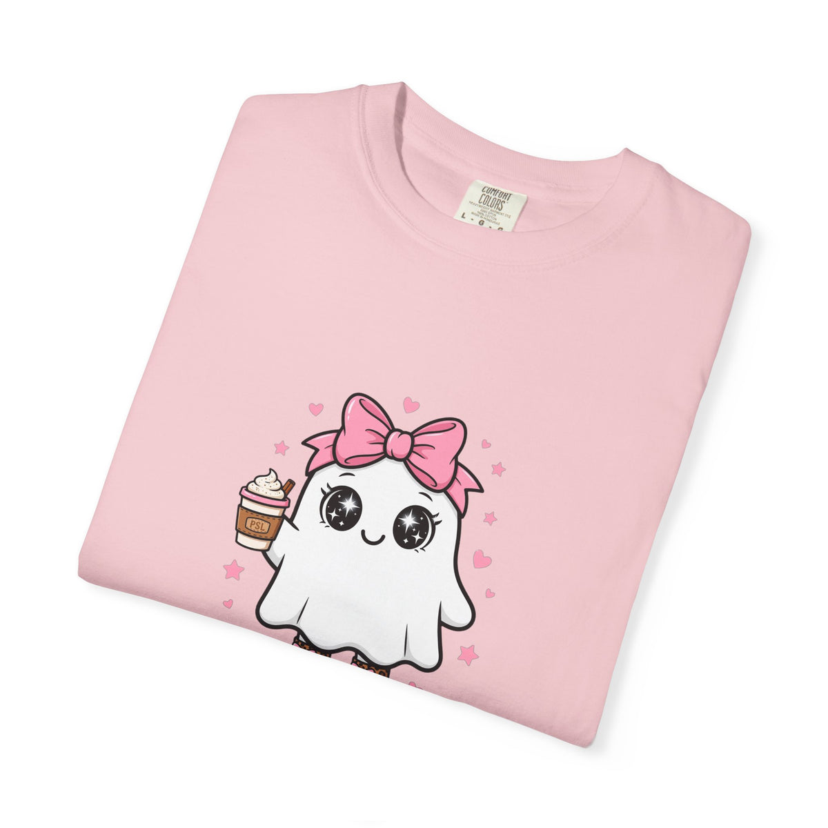 Cute Ghost Graphic Tee — 'Spooky Season' Kawaii Halloween T-Shirt