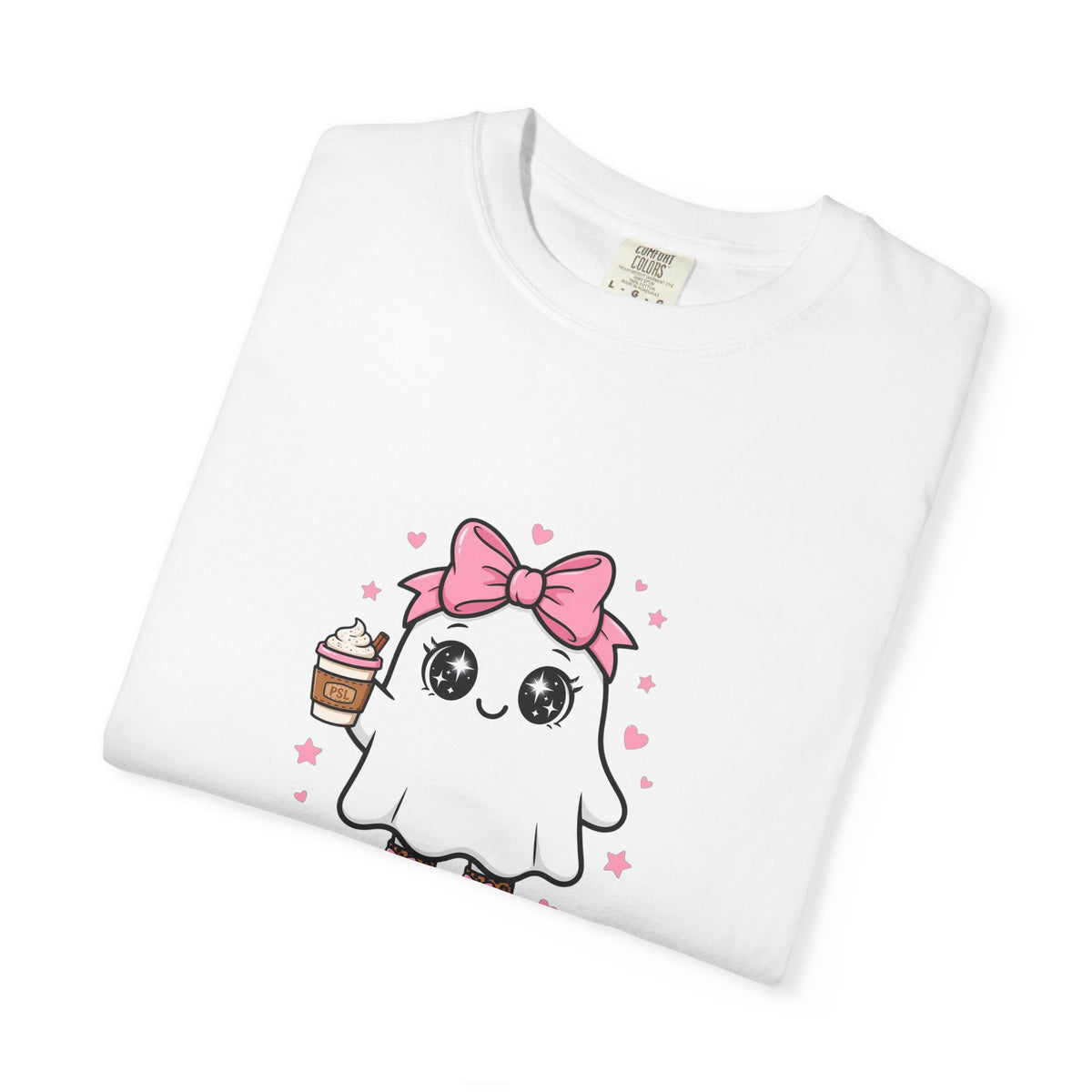 Cute Ghost Graphic Tee — 'Spooky Season' Kawaii Halloween T-Shirt