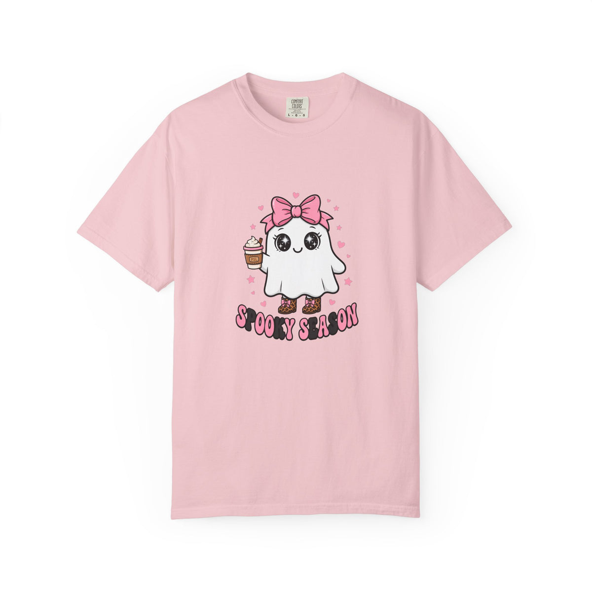 Cute Ghost Graphic Tee — 'Spooky Season' Kawaii Halloween T-Shirt