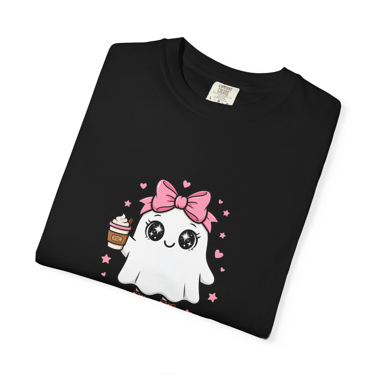 Cute Ghost Graphic Tee — 'Spooky Season' Kawaii Halloween T-Shirt